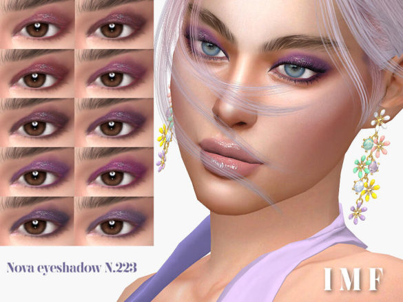 Sims 4 IMF Nova Eyeshadow N.223 by IzzieMcFire