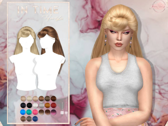 Sims 4 In Time Hair by JavaSims