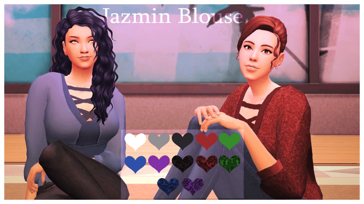Sims 4 Jazmin Blouse