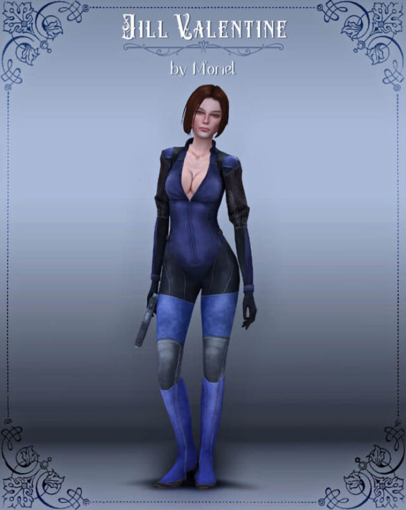 Sims 4 jill valentine battle suit