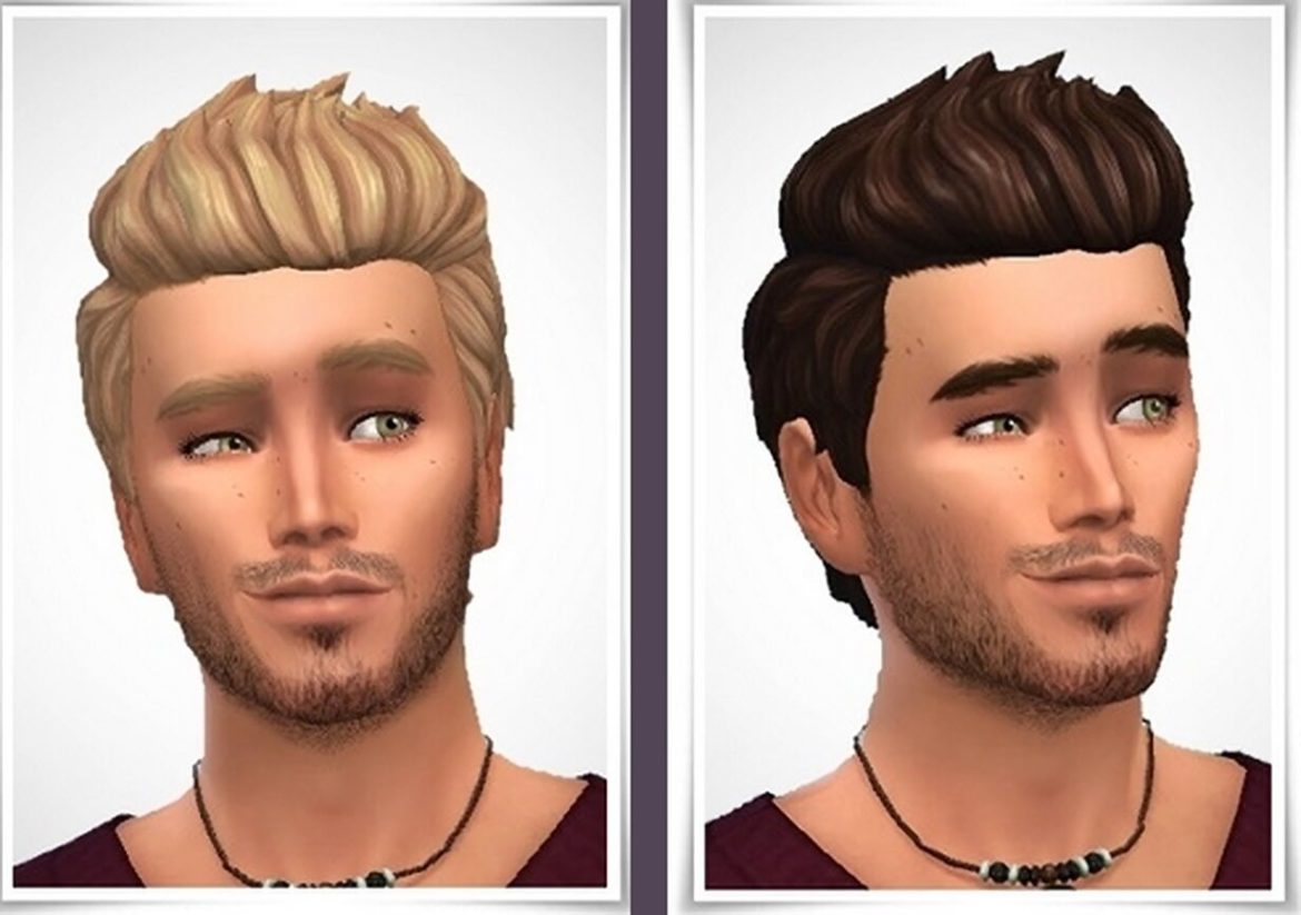 Sims 4 Johannes Hair by Birkschessimsblog