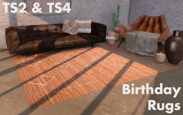 Sims 4 Kim’s square rugs