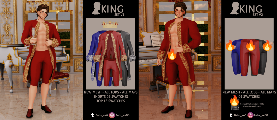 Sims 4 king set