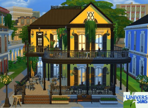 Sims 4 Le Petit Cafe de Louise