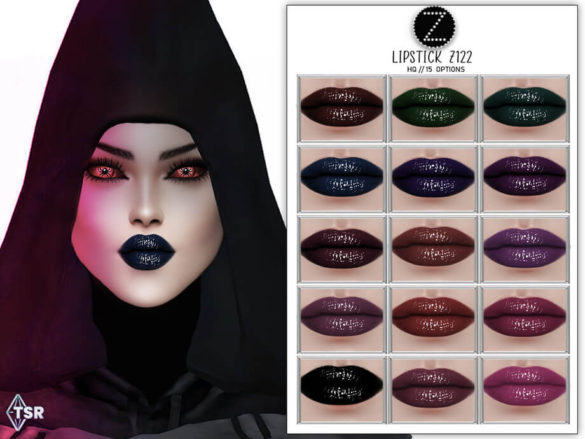 Sims 4 LIPSTICK Z122 by ZENX – TSR