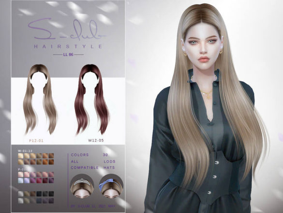 Sims 4 LL Hair N86 by S-Club