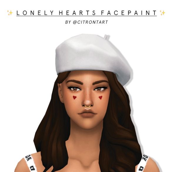 Sims 4 lonely hearts facepaint