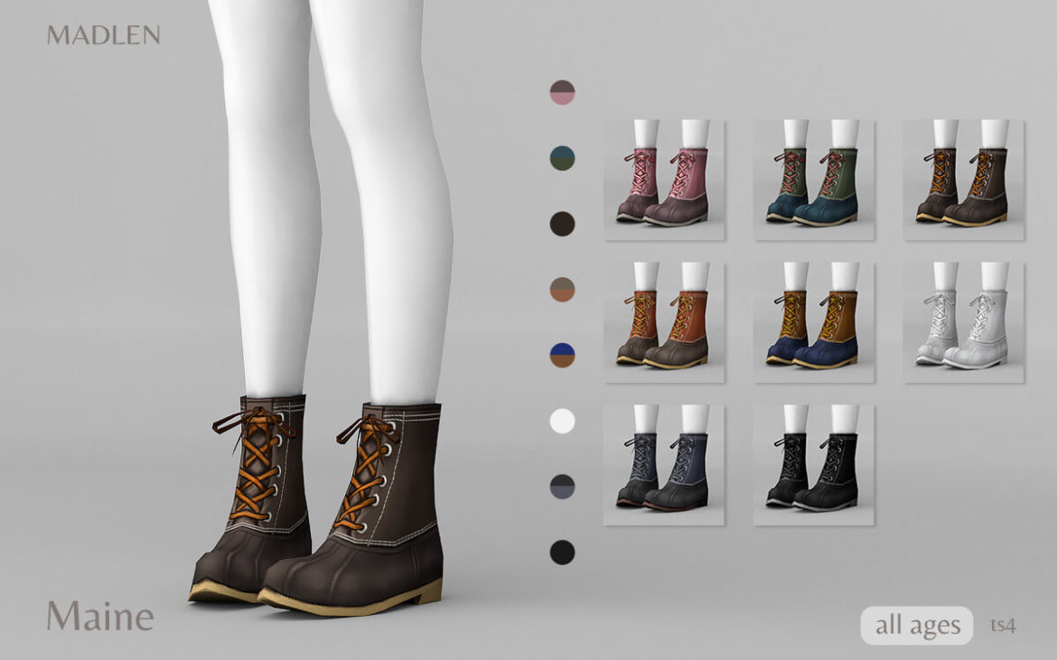 Sims 4 madlen maine boots