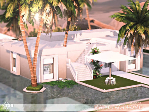 Sims 4 Mai Beach Home by Moniamay72