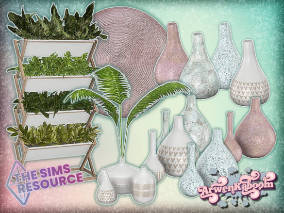 Sims 4 Marabor Deco by ArwenKaboom at TSR