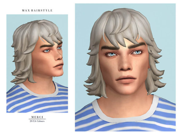 Sims 4 Max Hair by Merci