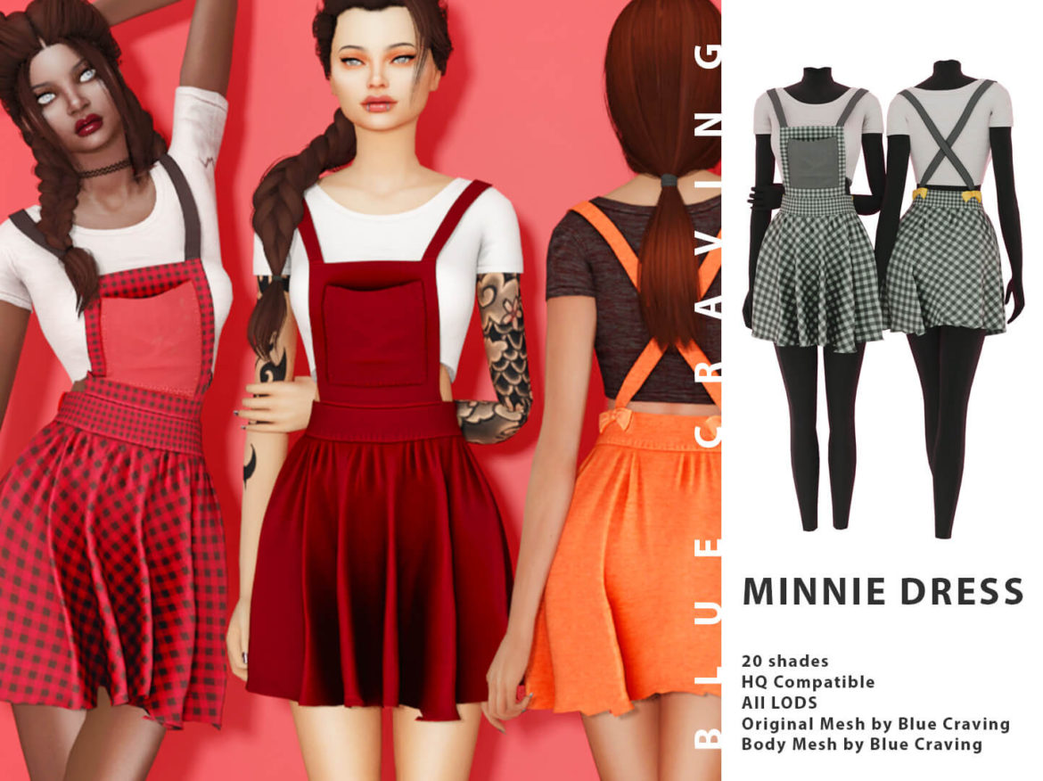 sims 4 minnie dress download - Best Sims Mods