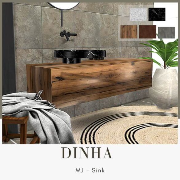 Sims 4 MJ Sink at Dinha Gamer