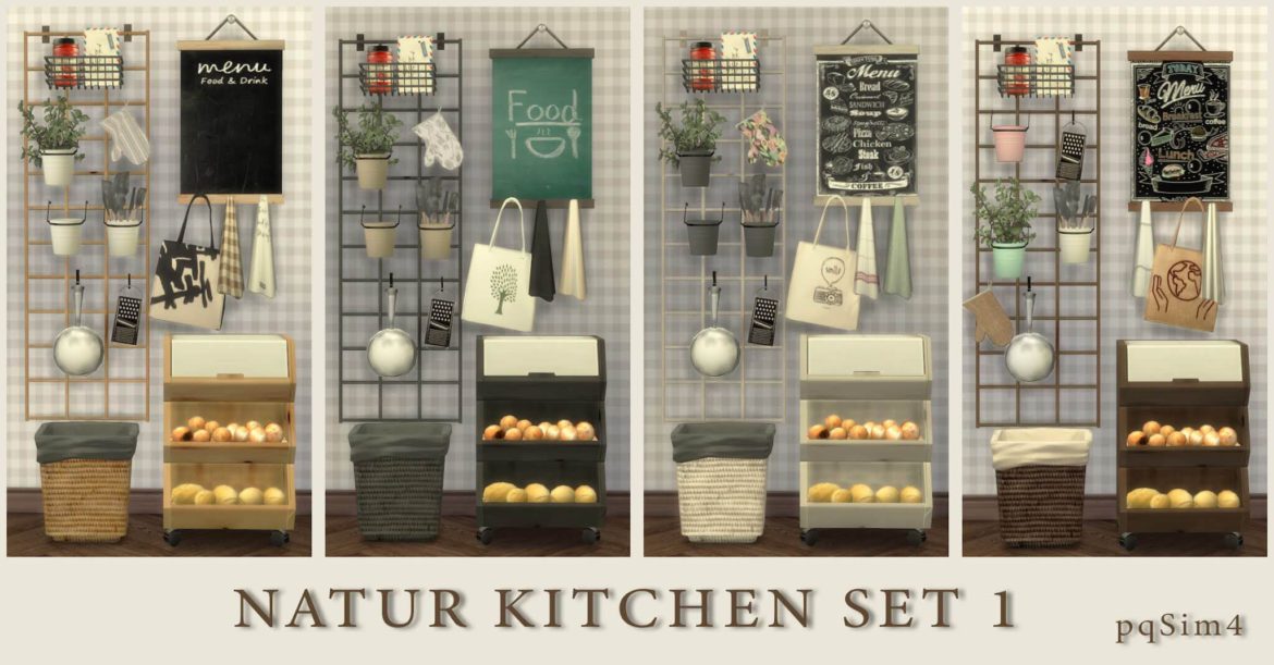 Sims 4 Natur Kitchen Set 1