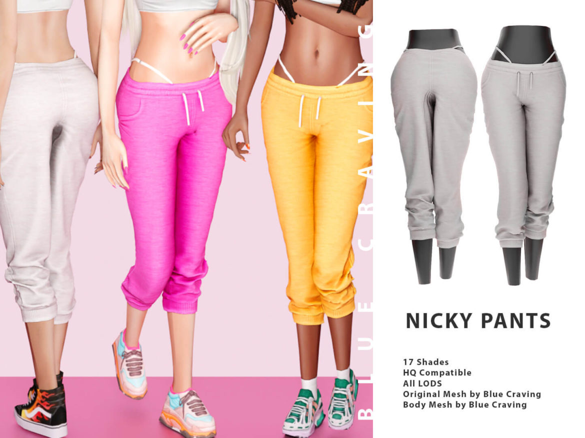sims 4 nicky sweatpants