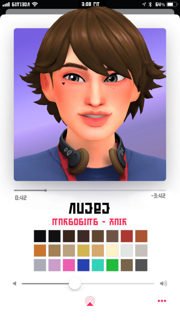 Sims 4 Nuebe hair by Marso Sims