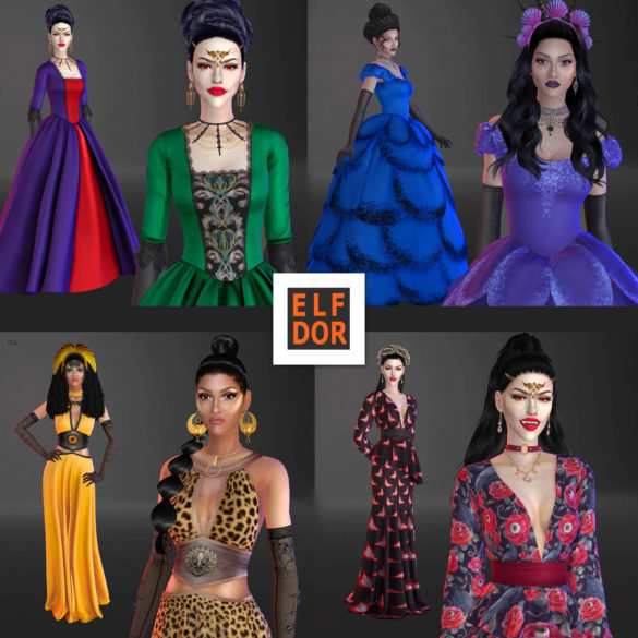 Sims 4 Yellow Leo dress