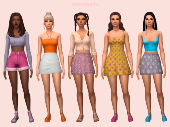 Sims 4 omg the idoru collection is stunning a few