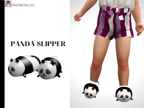 Sims 4 panda slipper toddler panda slipper child