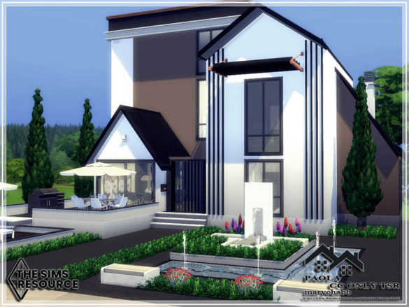 Sims 4 PAOLA House by marychabb
