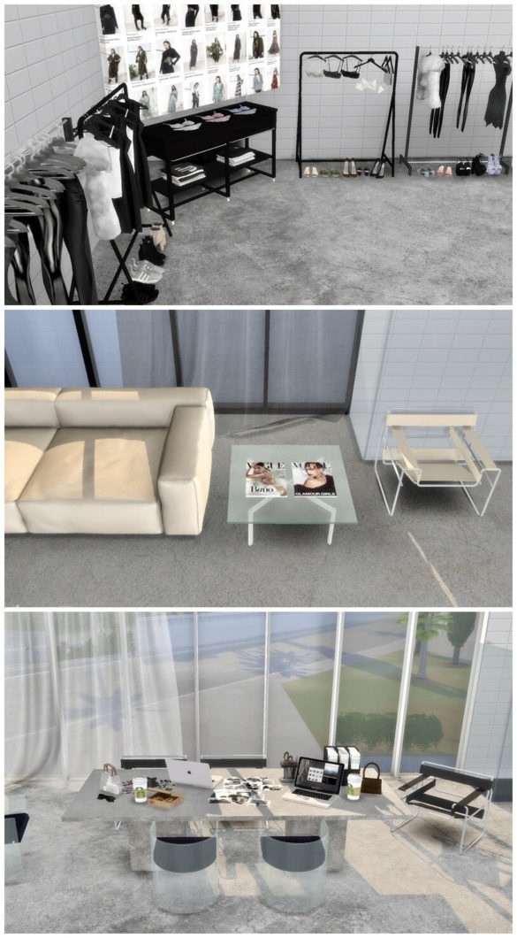 Sims 4 Photo Studio+Modeling Agency MIA