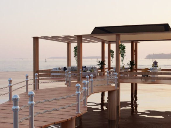 Sims 4 Pier Afternoon Coffee