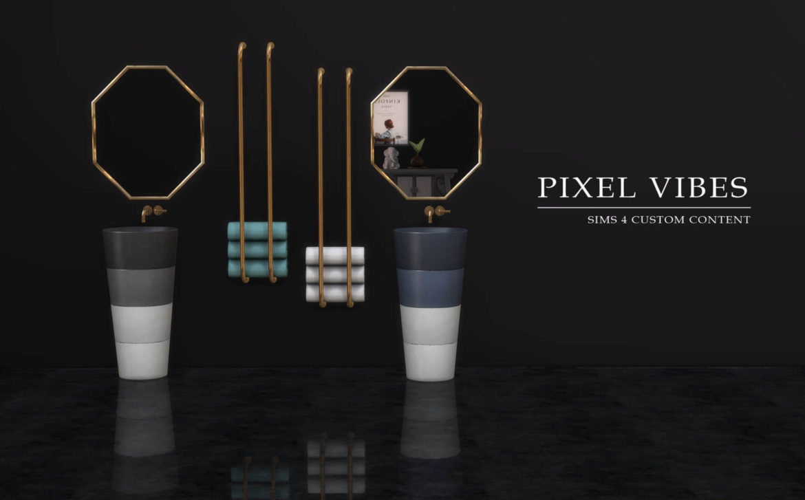 Sims 4 pixelvibes hazem bathroom set you can find
