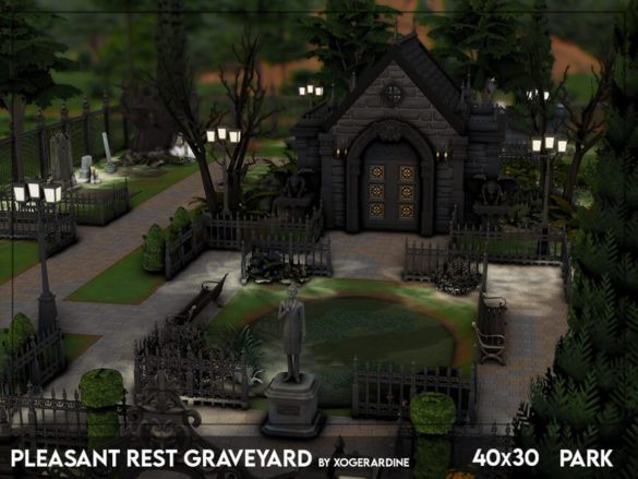 Pleasant Rest Graveyard by xogerardine from