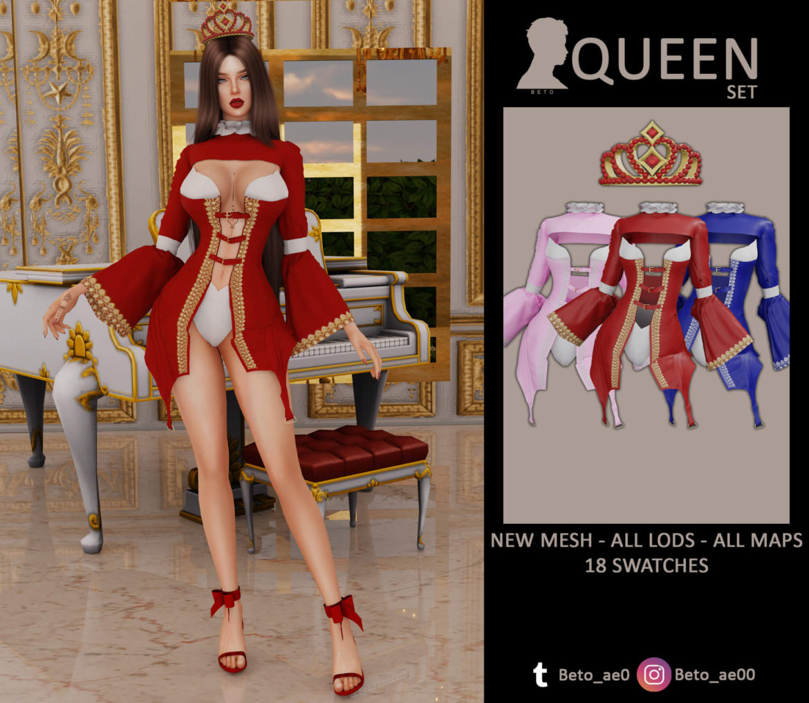 Sims 4 Queen – SET