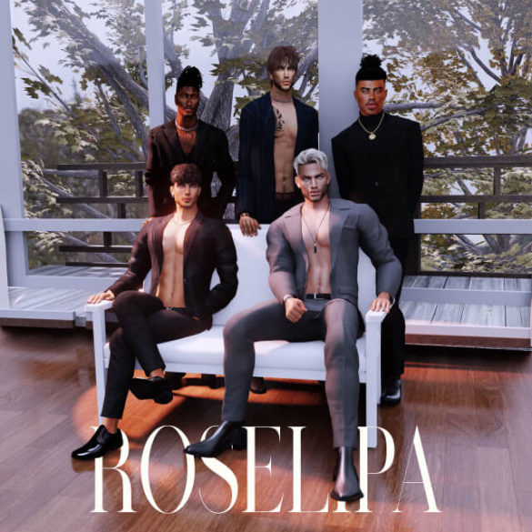 Sims 4 roselipa roselipa magazine men v1
