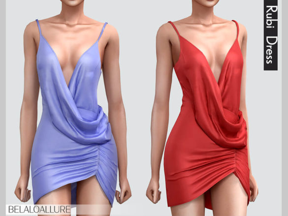 Sims 4 Rubi dress by belal1997