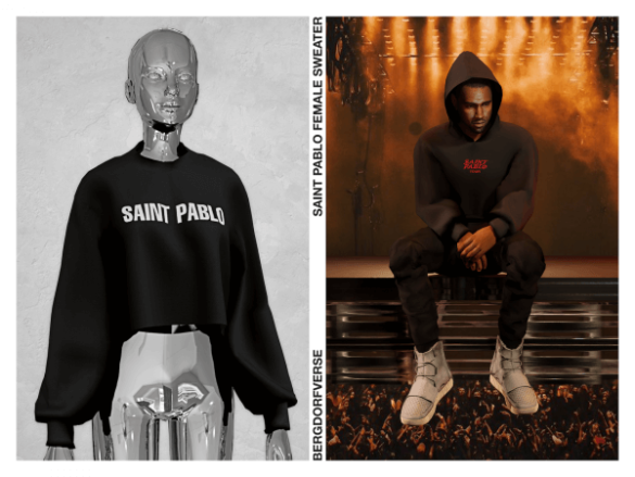 Sims 4 Saint Pablo Female Sweater