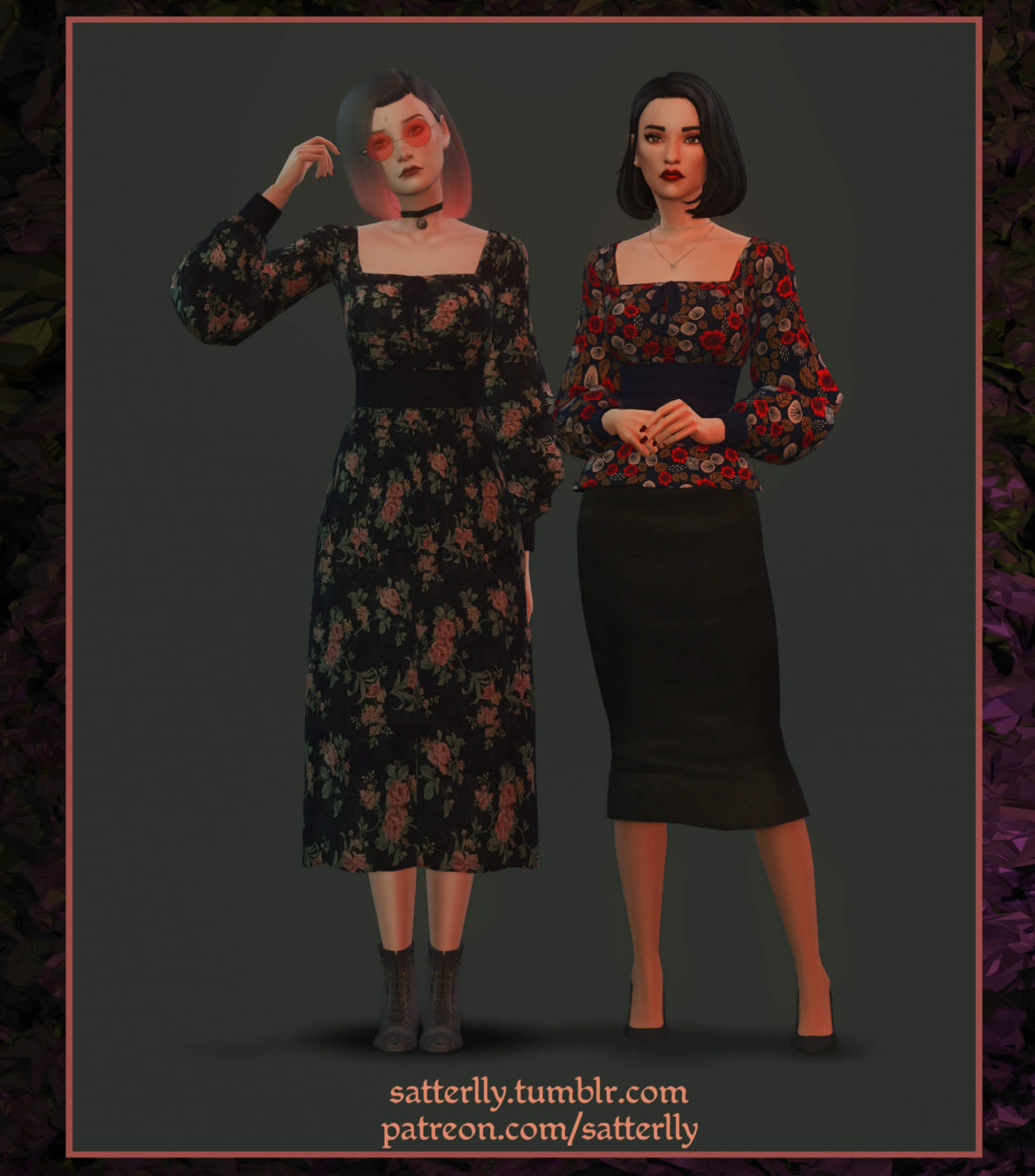 Sims 4 set jane new mesh ea mesh edit blouse dress