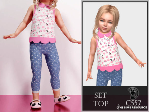 Sims 4 Set-Top C557 by turksimmer TSR