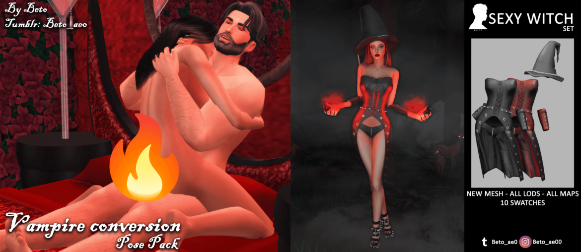 Sims 4 Sexy Witch – Set