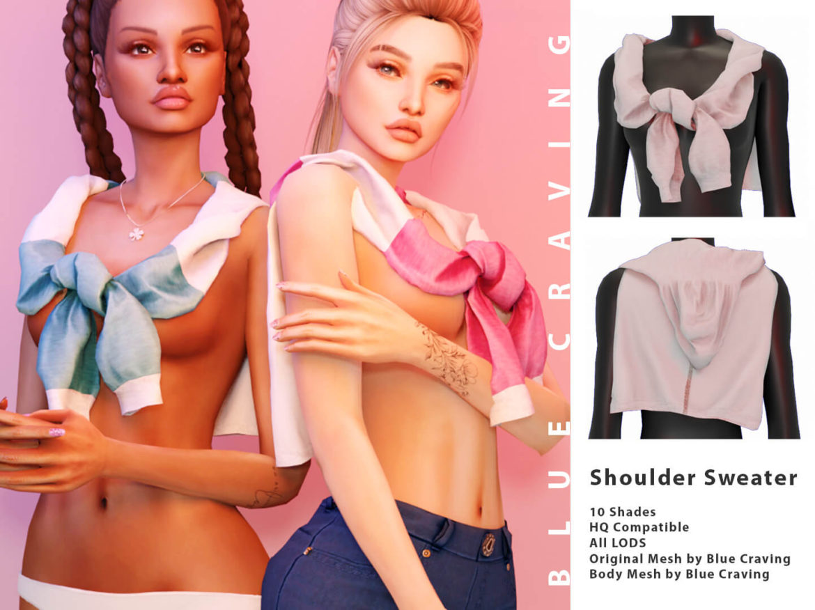 sims 4 shoulder sweater