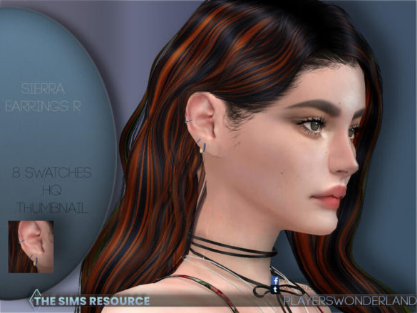 Sims 4 Sierra Earrings R by PlayersWonderland