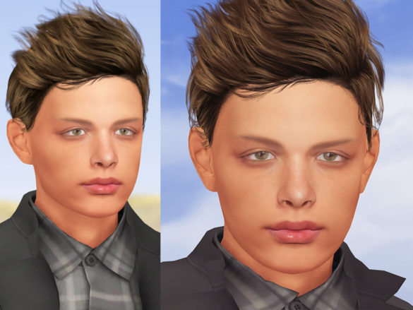Sim Model Luis Miguel & Lips Preset at Lutessa