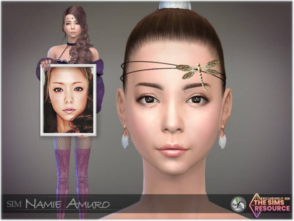 Sims 4 SIM: Namie Amuro by BAkalia