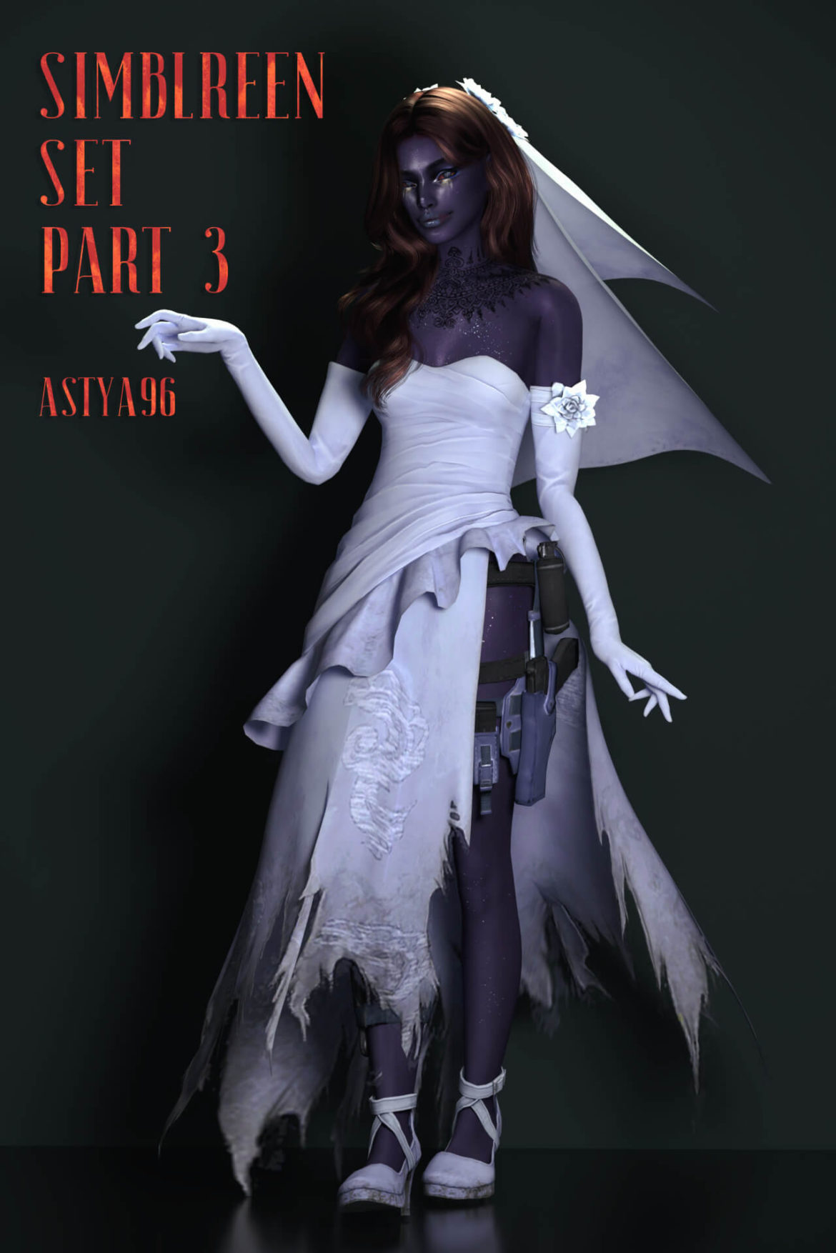 Part 3 Tekken 7 Nina Bride Set by Astya96