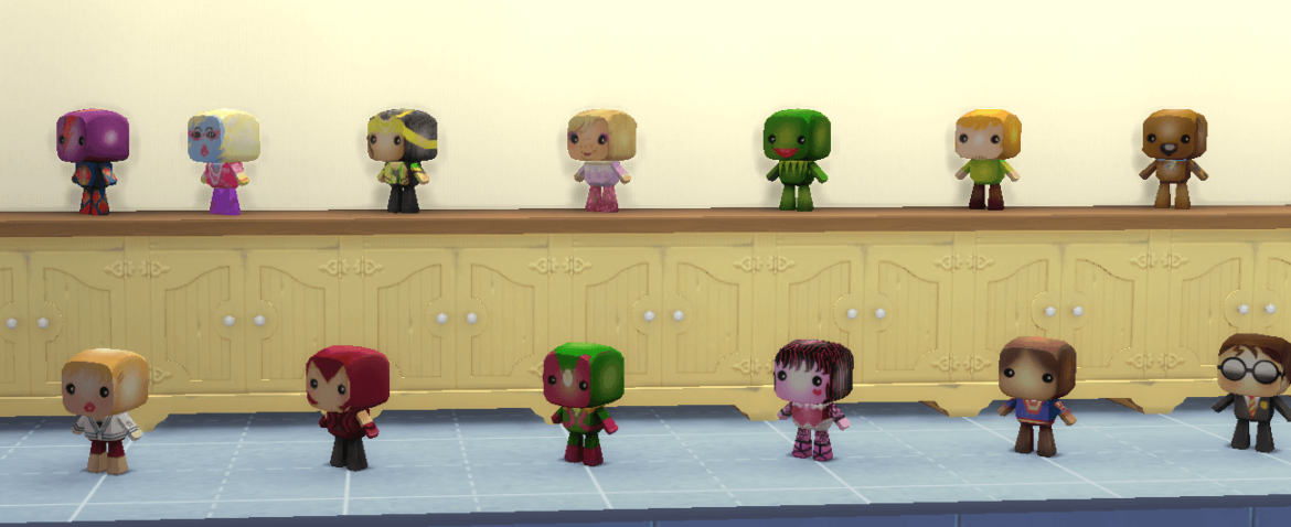 Sims 4 Simko Pop Figurines: An Ongoing Project!