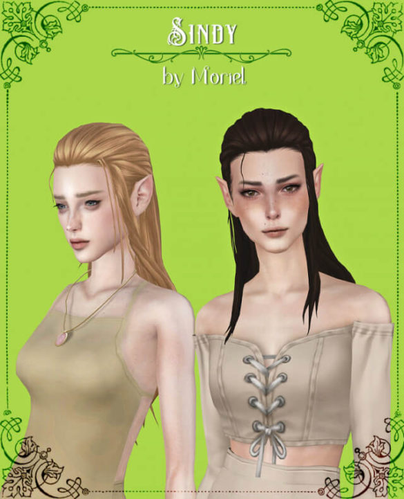 Sims 4 sindy hair