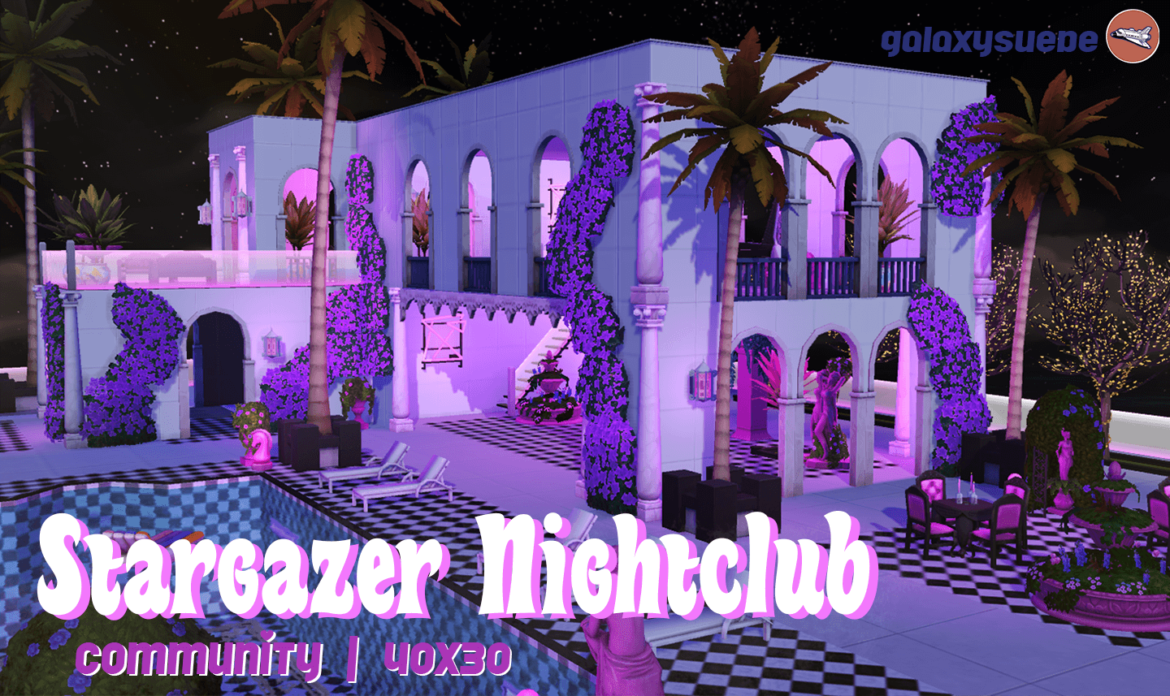 Sims 4 stargazer nightclub romantic garden