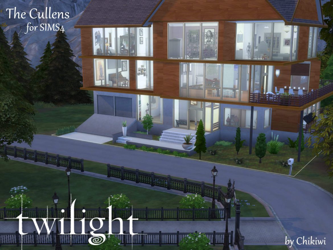 Sims 4 The Cullens Home from Twilight Saga