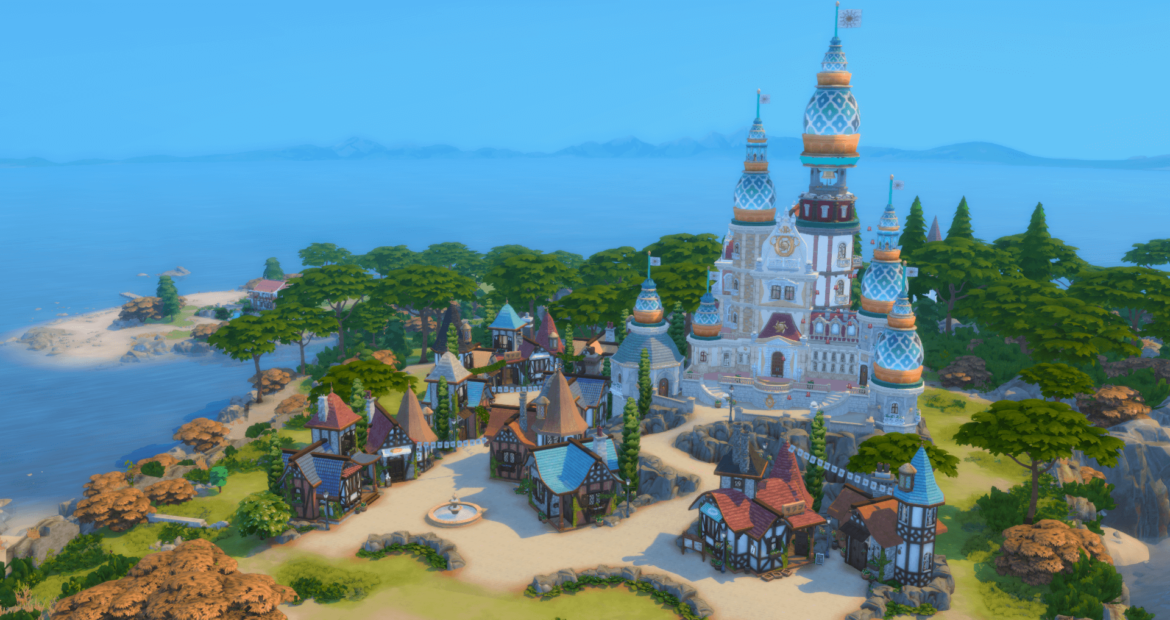 Sims 4 the kingdom of tangled rapunzel