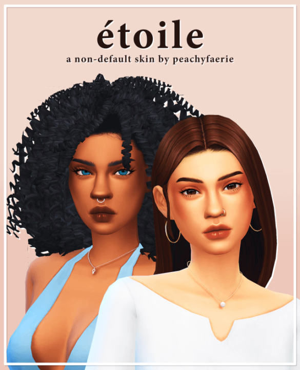 Sims 4 toile a non default skin by peachyfaerie