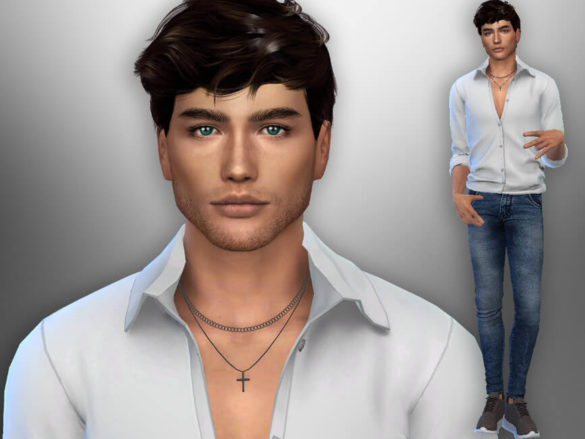 Sims 4 Travis Hudson by divaka45