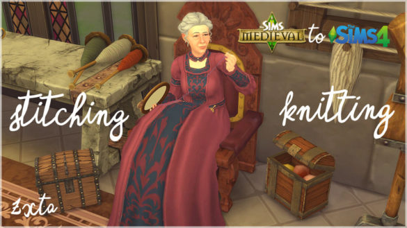 tsm to ts4 chests as cross stitching and knitting