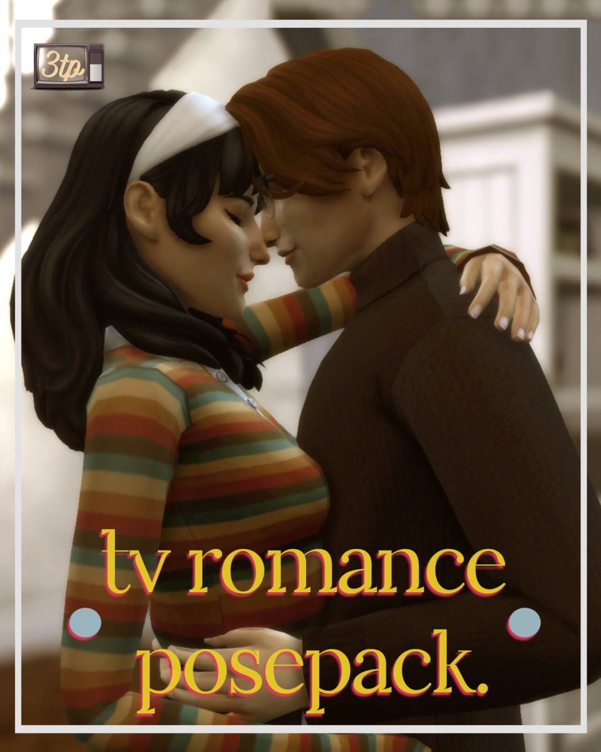 Sims 4 tv romance posepack