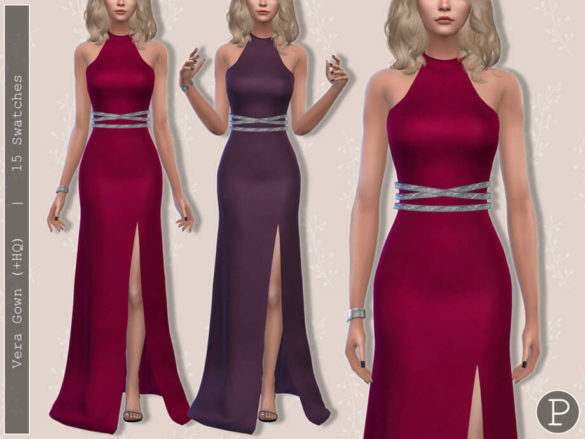 Sims 4 Vera Gown by Pipco